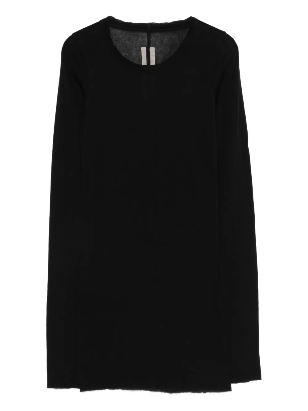 Rick Owens rib knit long-sleeved T-shirt - Nero