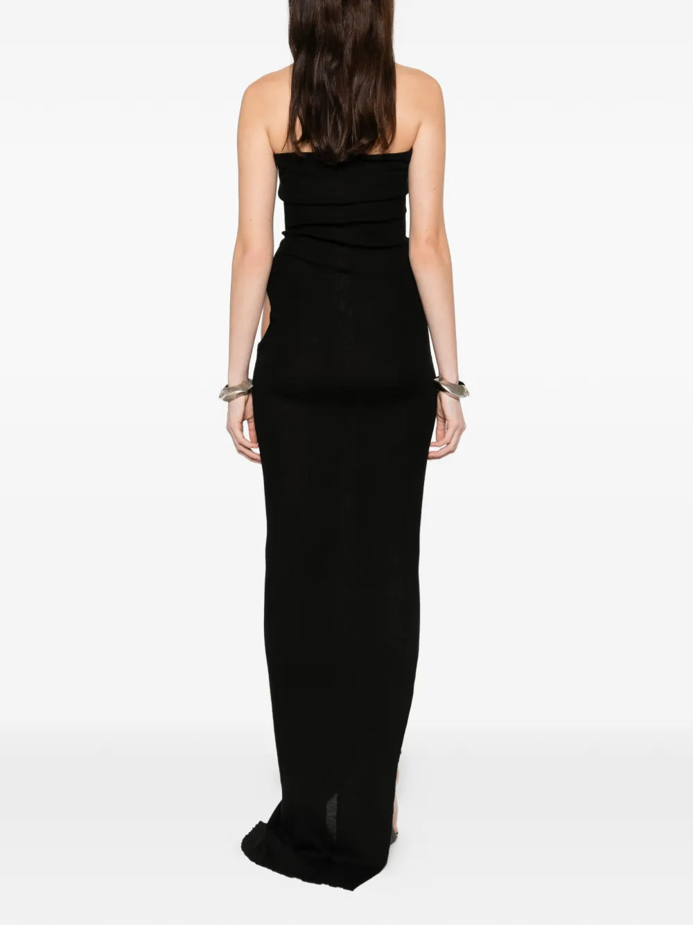 Rick Owens Strapless jurk Zwart