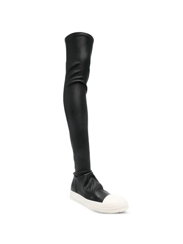 Rick Owens High Stocking Sneaks Boots | Black | FARFETCH