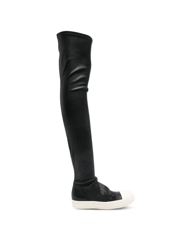Rick Owens High Stocking Sneaks Boots | Black | FARFETCH