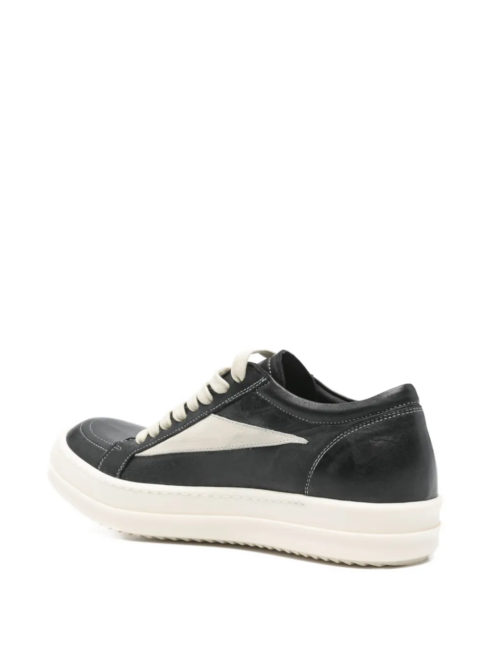 Rick Owens Vintage leren low-top sneakers Zwart