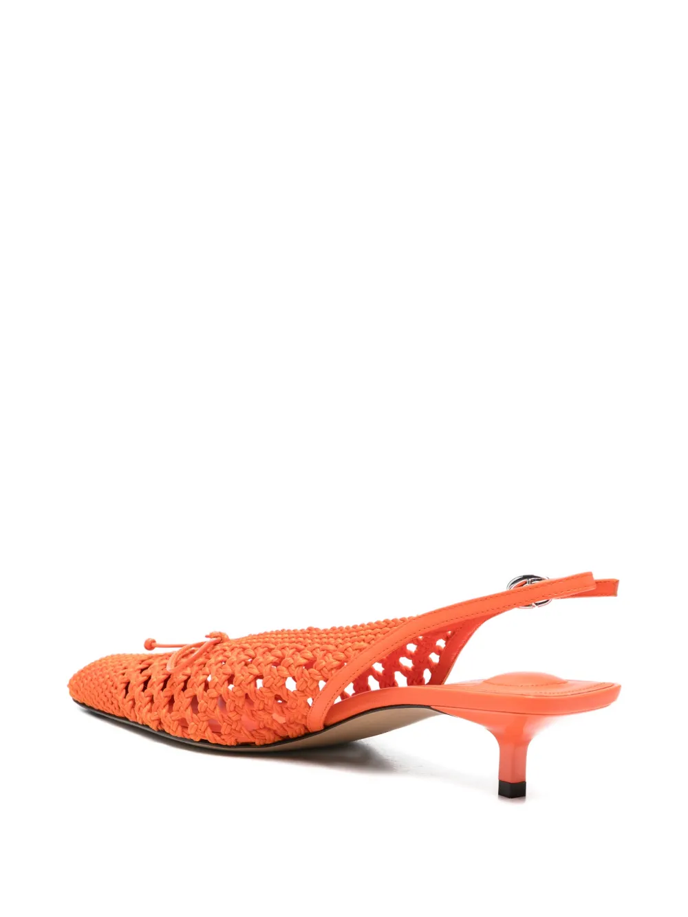 Jacquemus Duelo slingback pumps Oranje