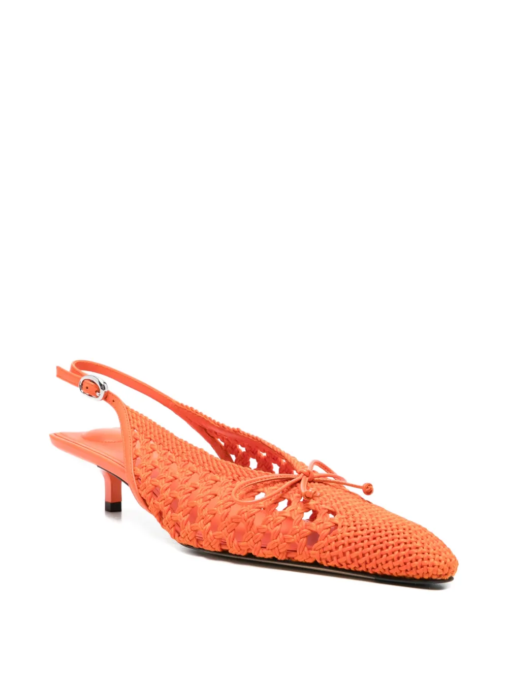 Jacquemus Duelo slingback pumps Oranje