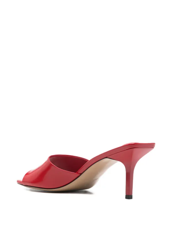 Jacquemus The Cubisto Mules | Red | FARFETCH RO