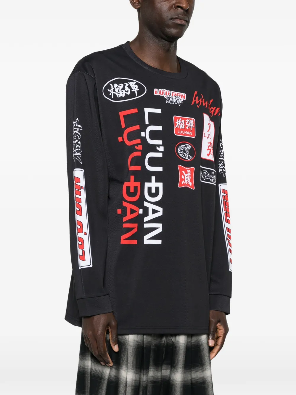  LỰu ĐẠn Printed Sweatshirt - Black 