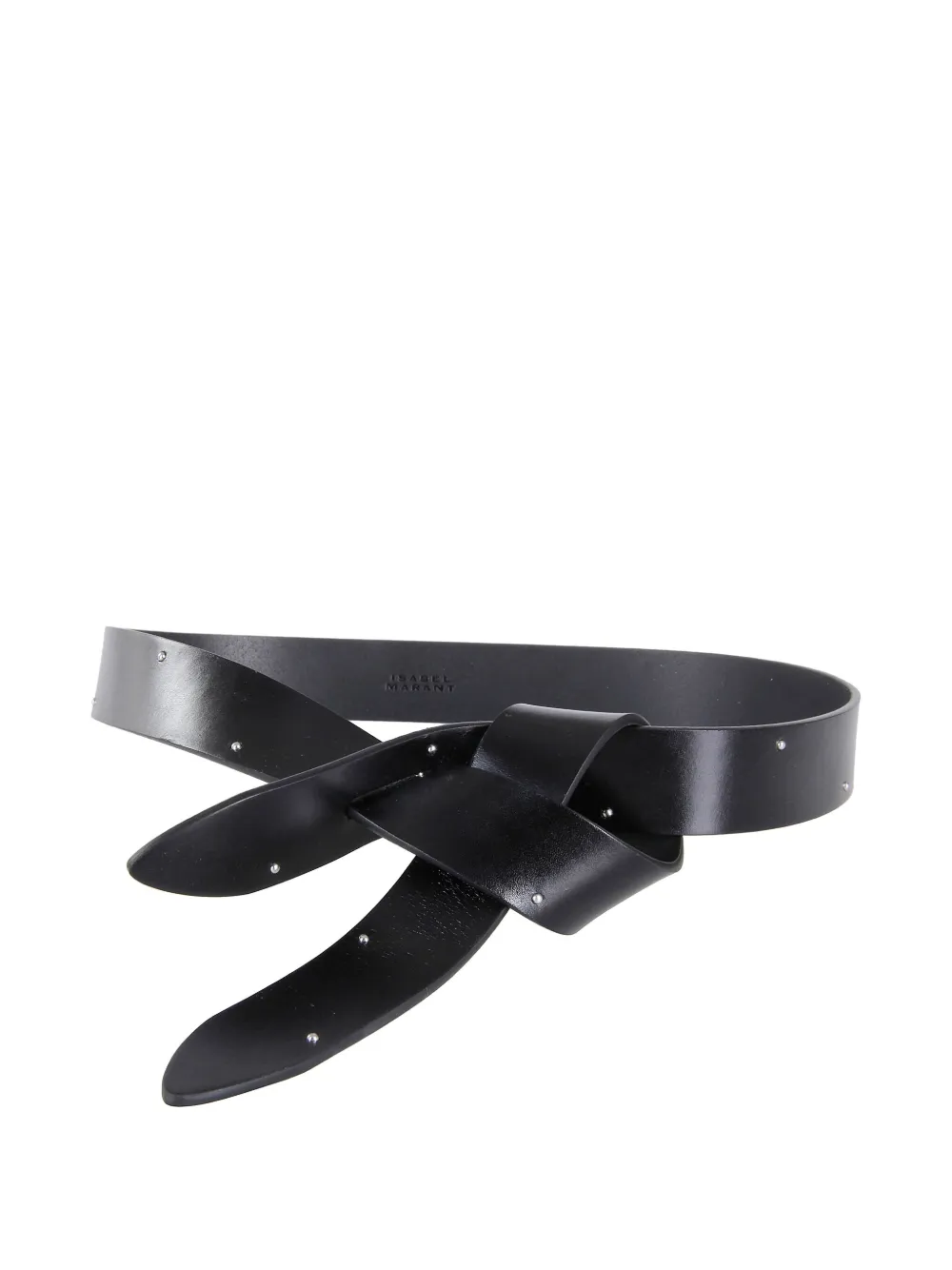 Isabel Marant Knot-detail Belt In Black