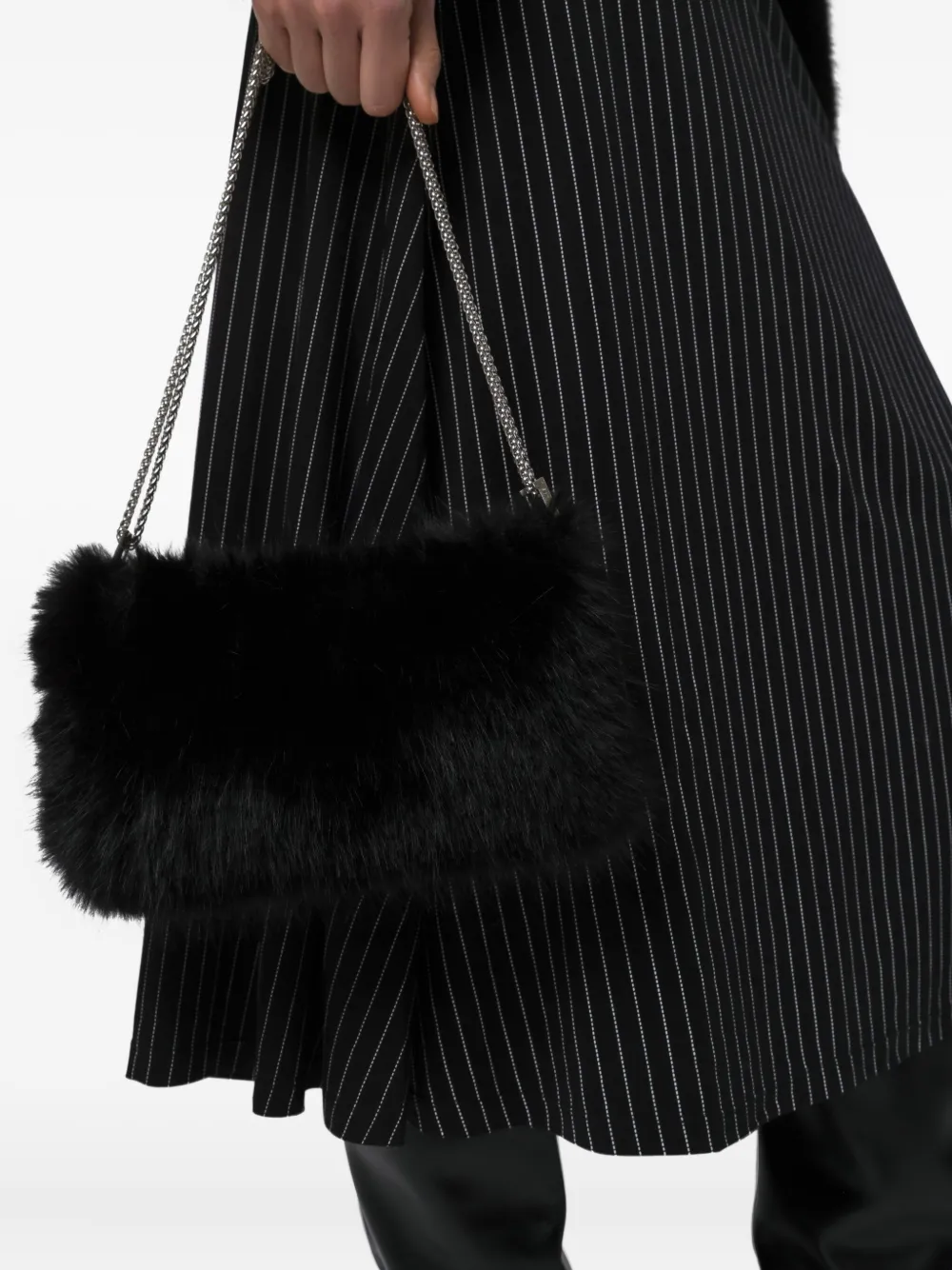 Apparis Fiona Chain Crossbody Bag In Black