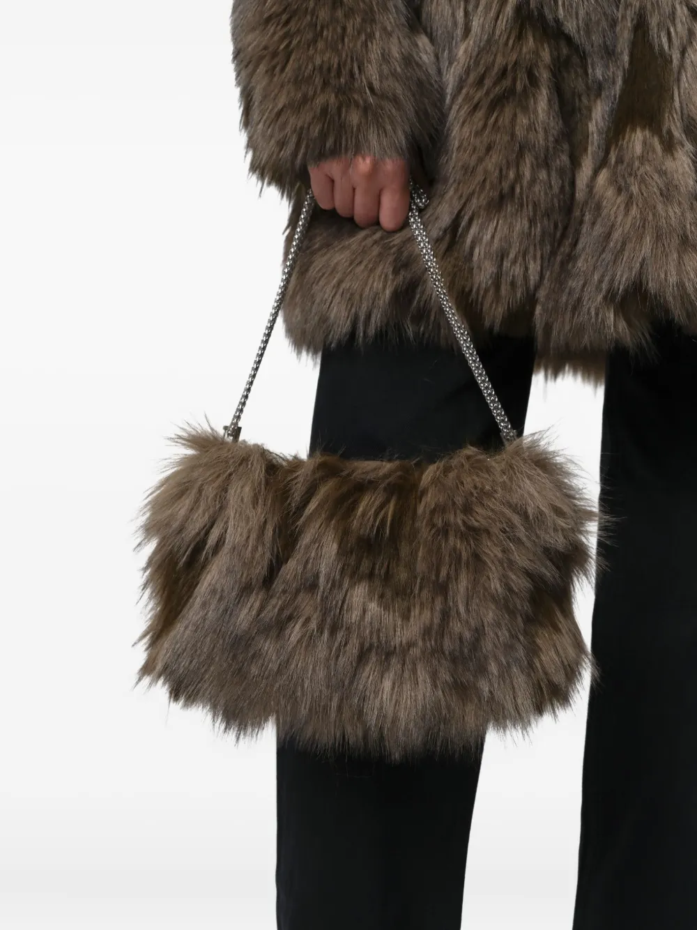 Apparis Fiona Shoulder Bag In Brown