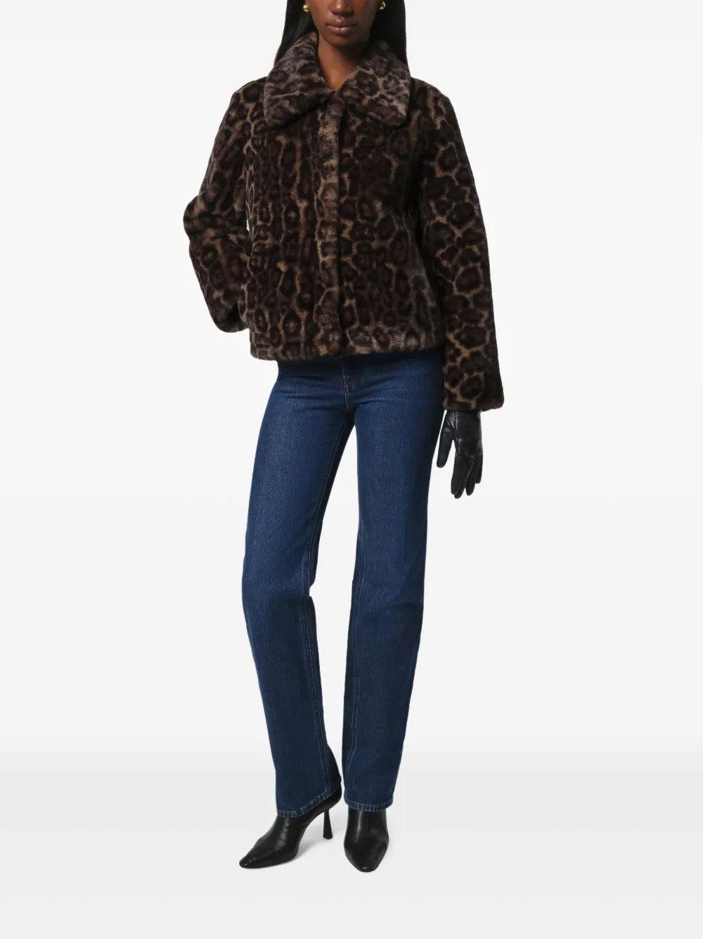 Apparis Elis leopard-print jacket | Faux Fur & Shearling Jackets | Image 2