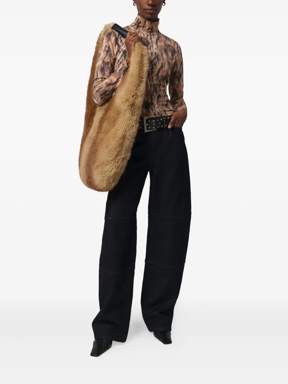 Apparis Maxi Colette schoudertas - Bruin