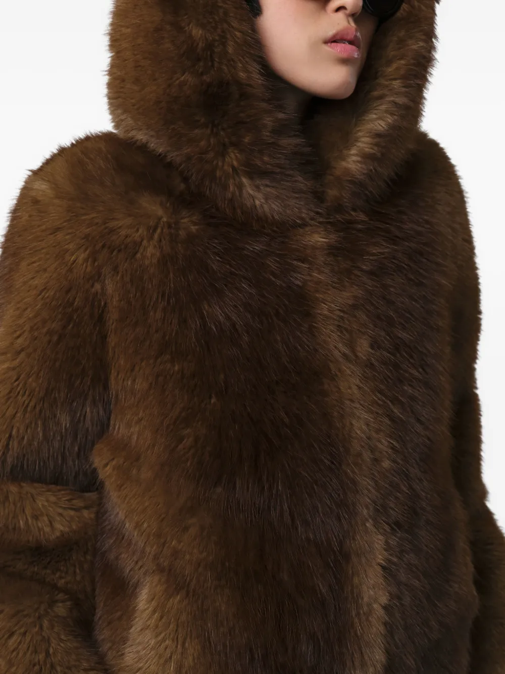 Apparis Katin Hooded Jacket In Brown