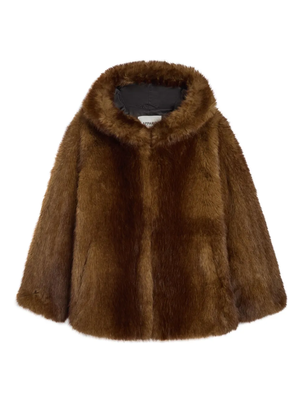 Apparis Katin Hooded Jacket In Brown