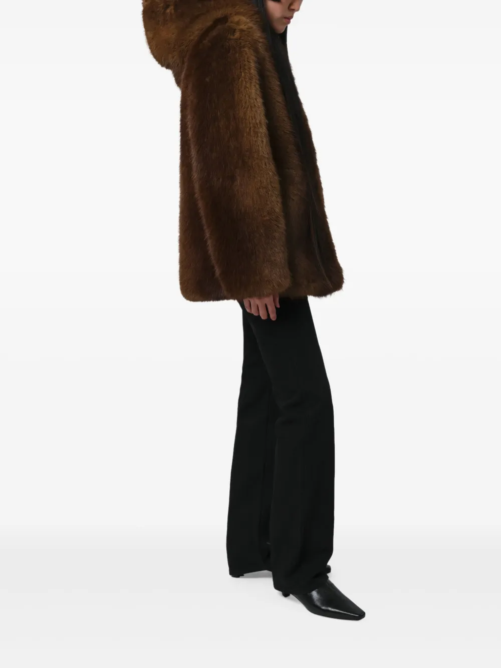 Apparis Katin Hooded Jacket In Brown