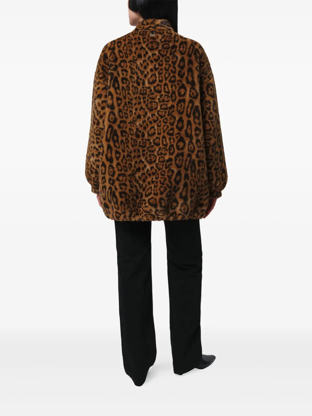 Apparis Jane jas met luipaardprint Bruin