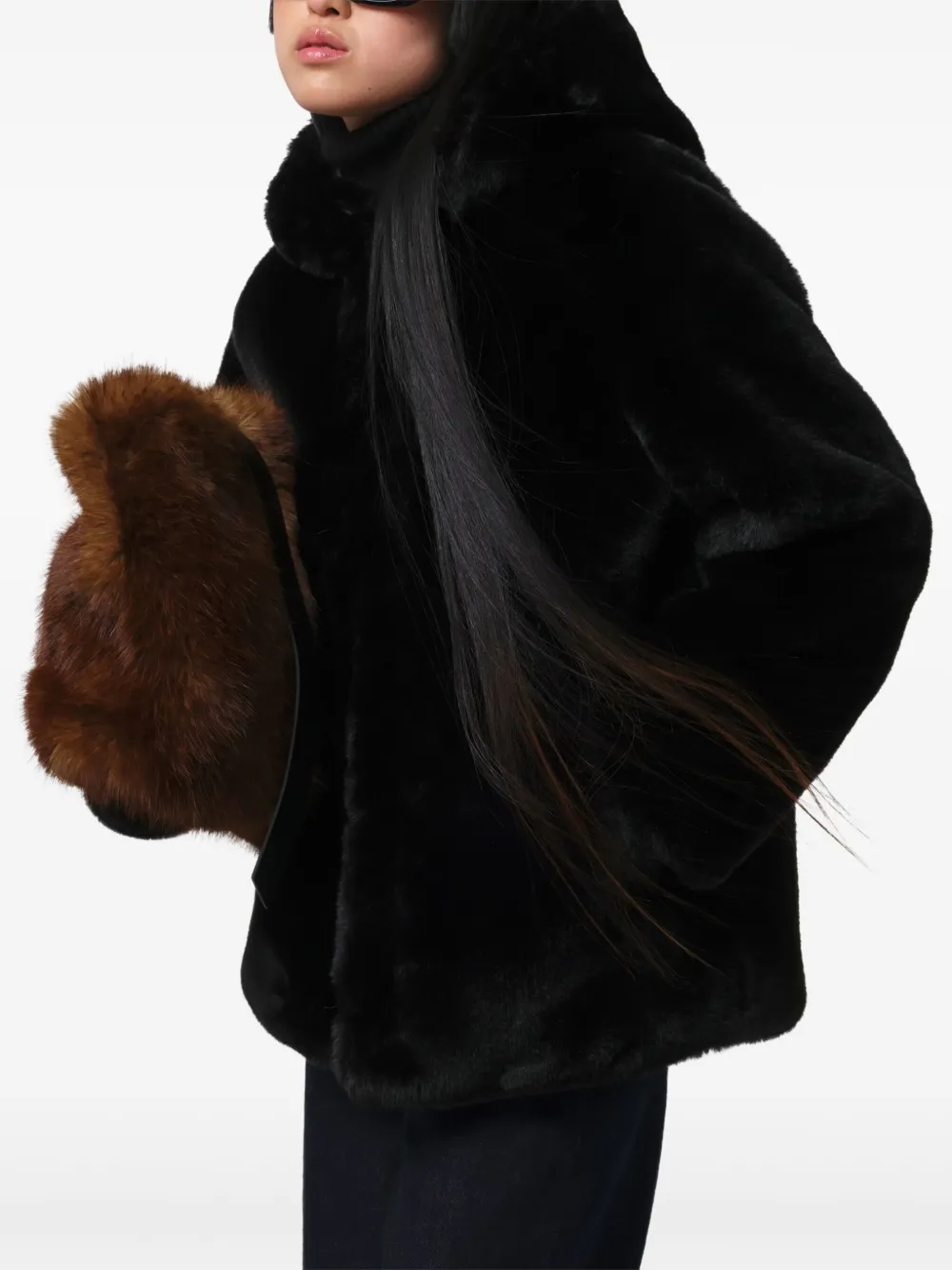 Apparis Katin Hooded Jacket In Black