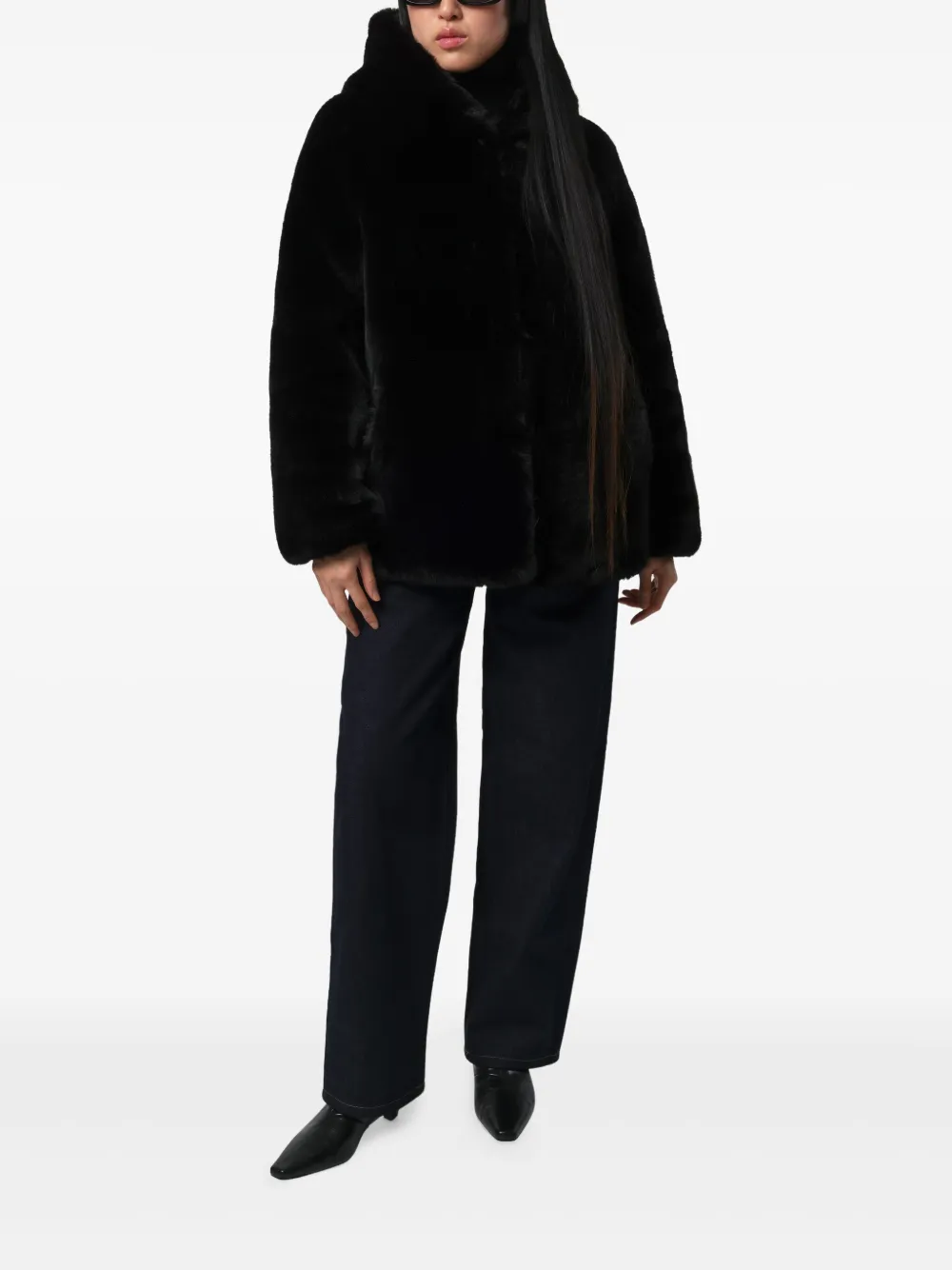 Apparis Katin Hooded Jacket In Black