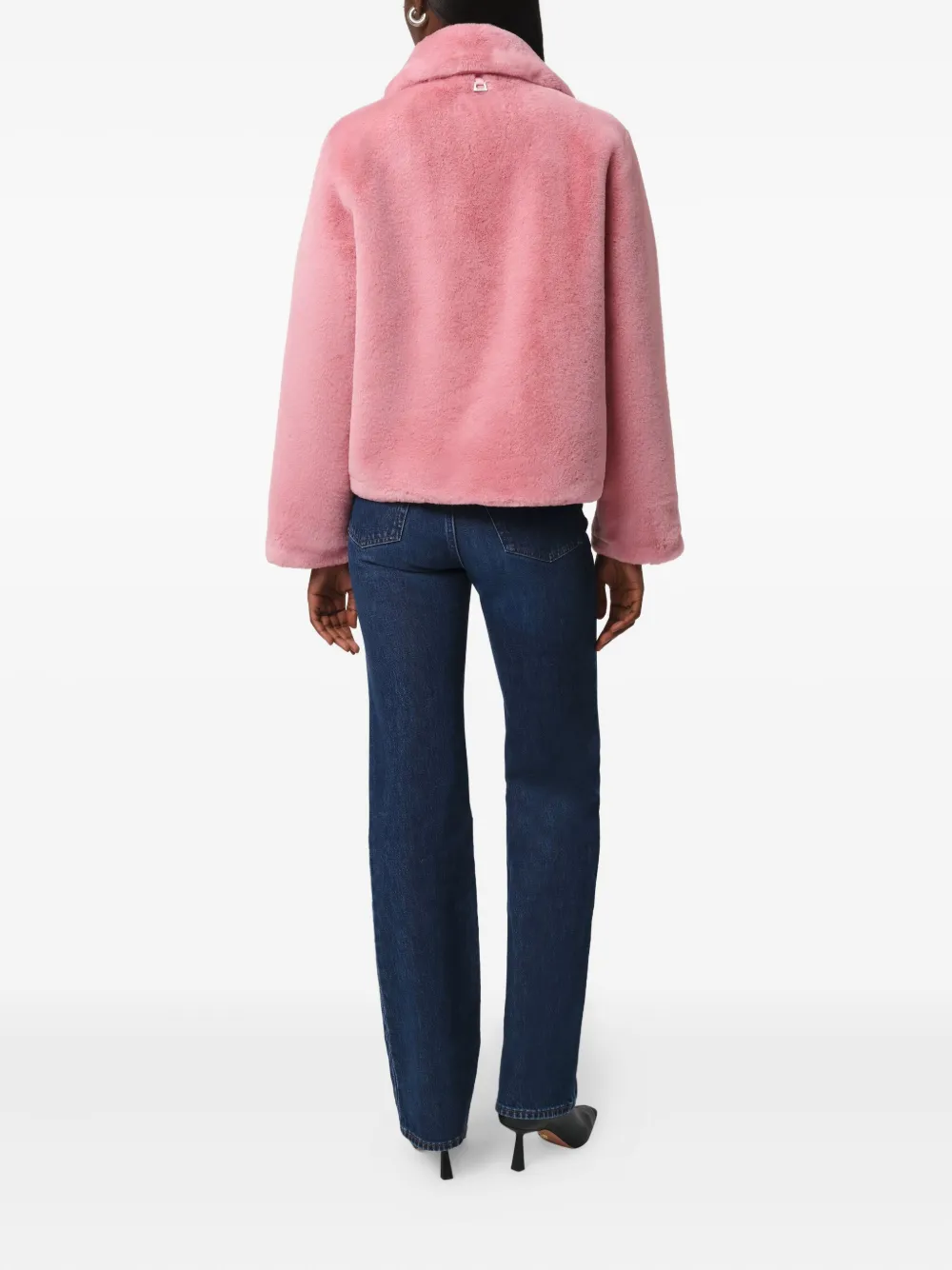 Apparis Elis Collared Jacket In Pink
