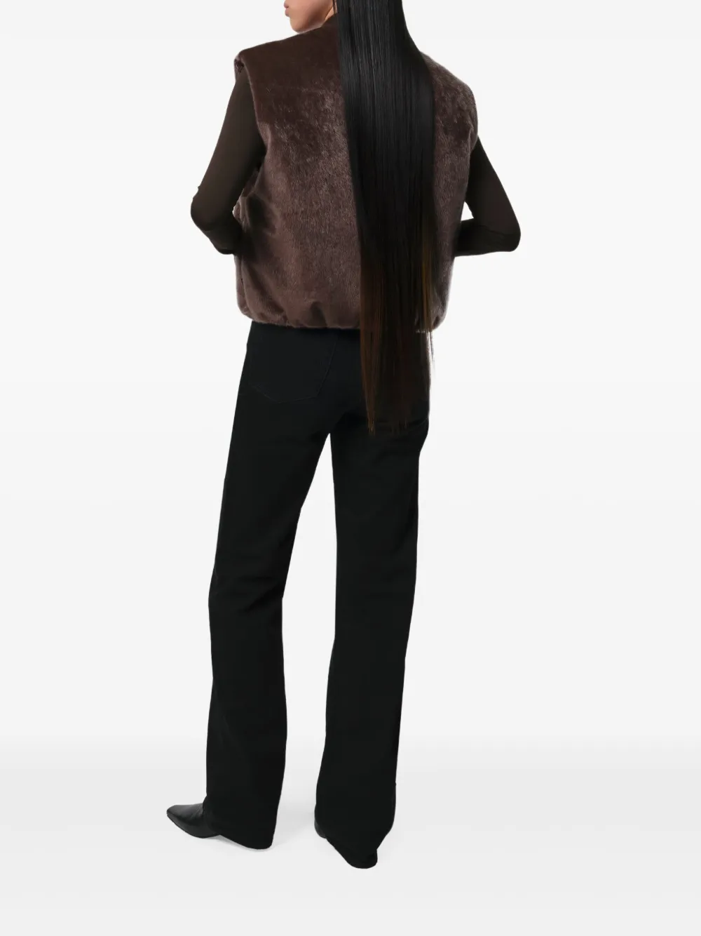 Apparis Phoenix gewatteerde top Bruin