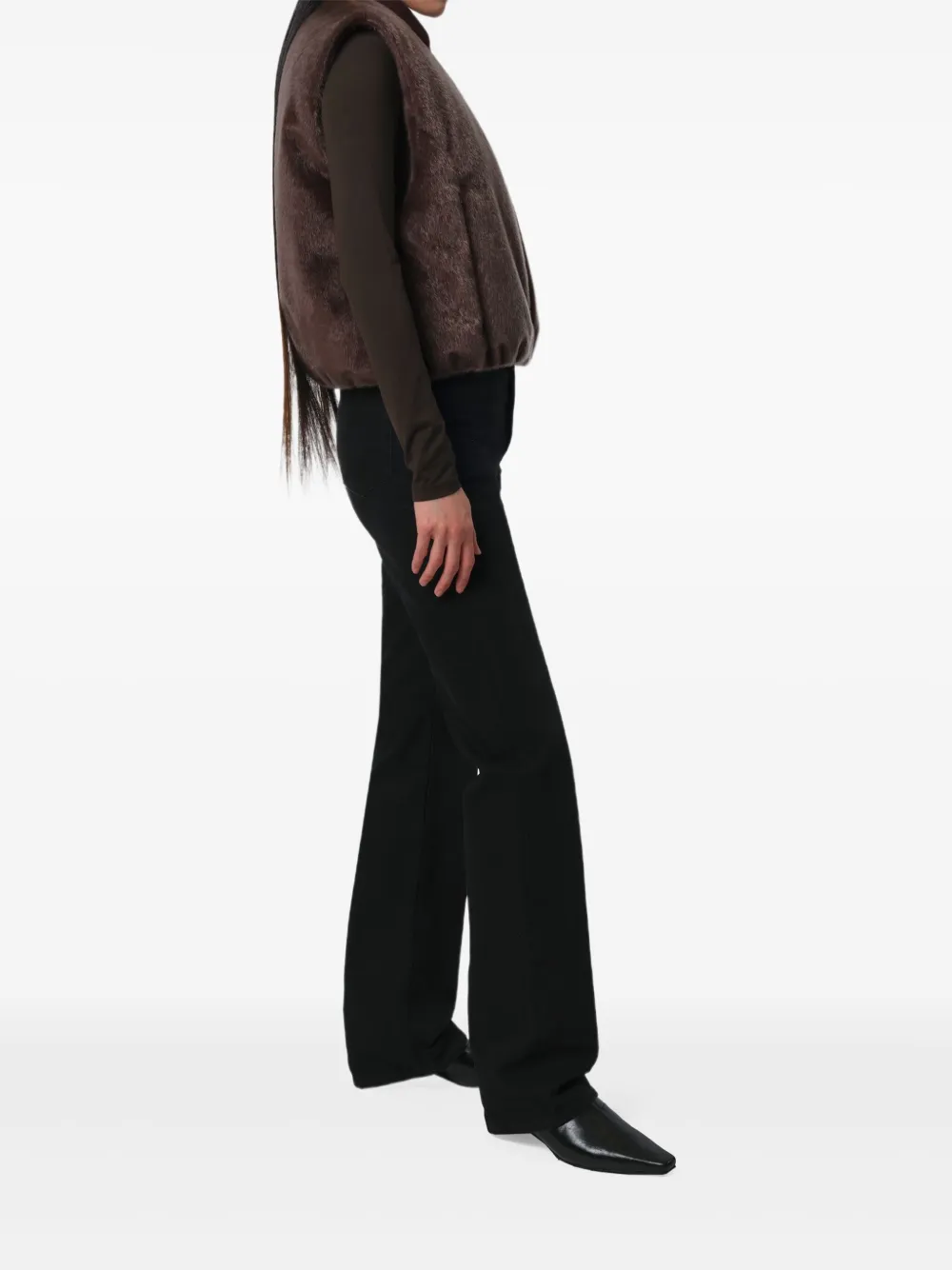 Apparis Phoenix gewatteerde top Bruin