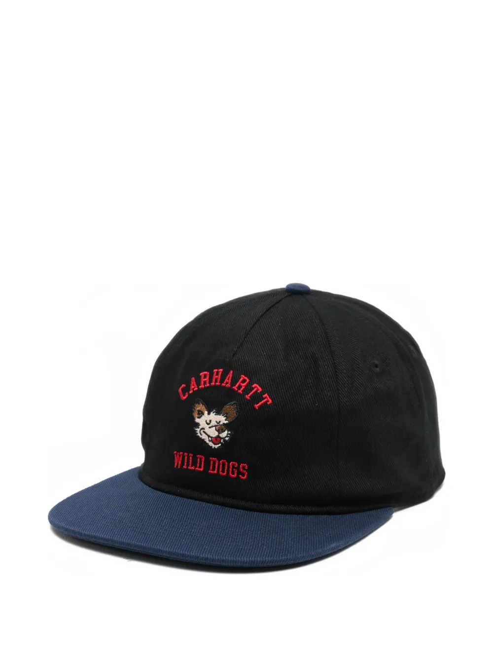 Carhartt WIP Wild Dog embroidered cap | Black | Image 1