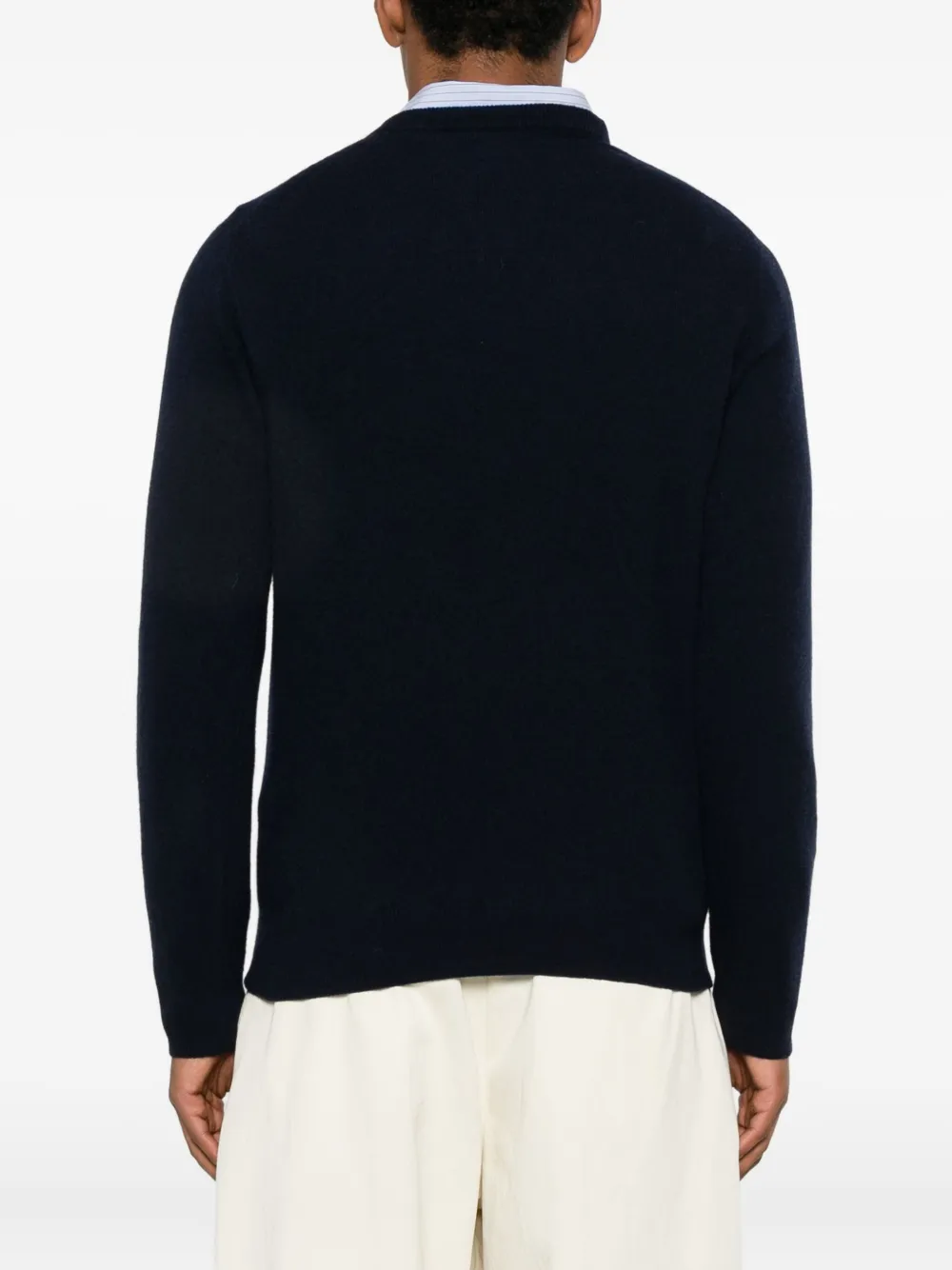 MC2 Saint Barth Heron Spritz wollen trui Blauw