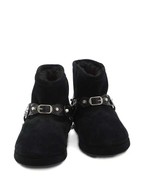 こ*は様 【3時間オークション】balenciaga alaska boots Balenciaga Alaska studded-strap Soft Boots | Black | FARFETCH ZA