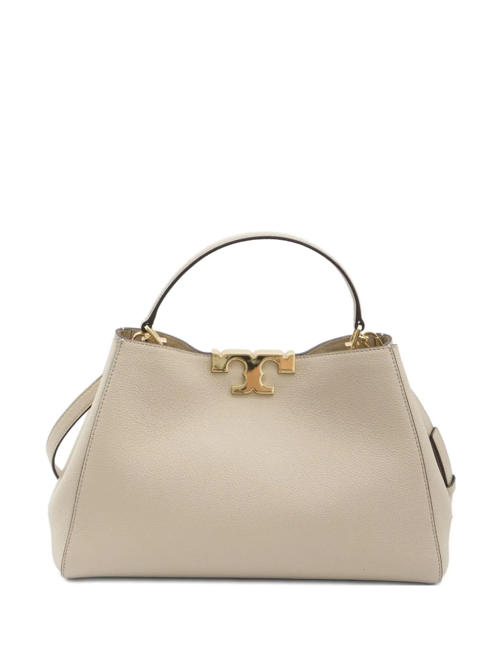 Tory Burch Large Eleanor Leather Tote Bag In Neutral