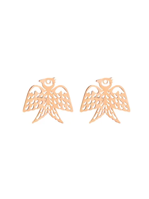 GINETTE NY aretes Georgia en oro rosa de 18kt