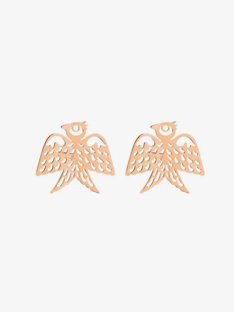 GINETTE NY Georgia 18K rose gold studs