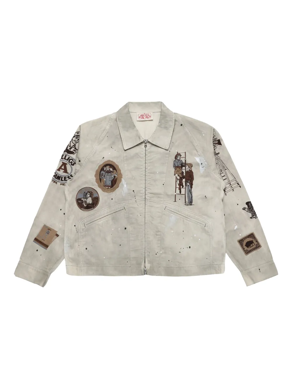 Samuel Zelig Western zip jacket | Neutrals | Image 1