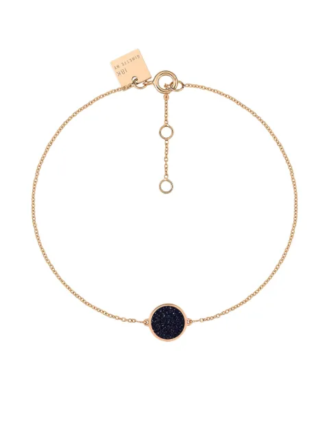 GINETTE NY 18K rose gold sandstone mini ever disc bracelet