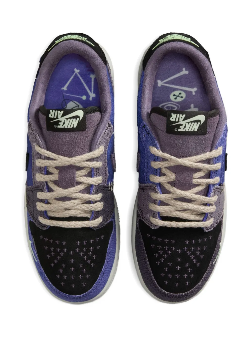 Jordan Kids Air Jordan 1 Retro Low OG 'Zion Williamson Voodoo' sneakers - Paars