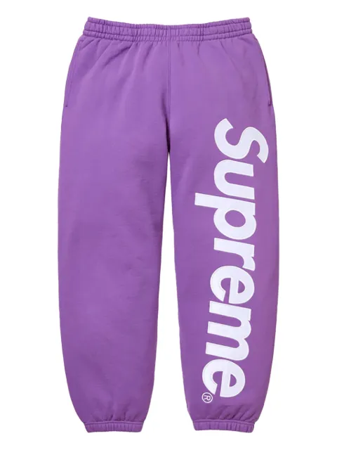 Supreme logo appliqué track pants