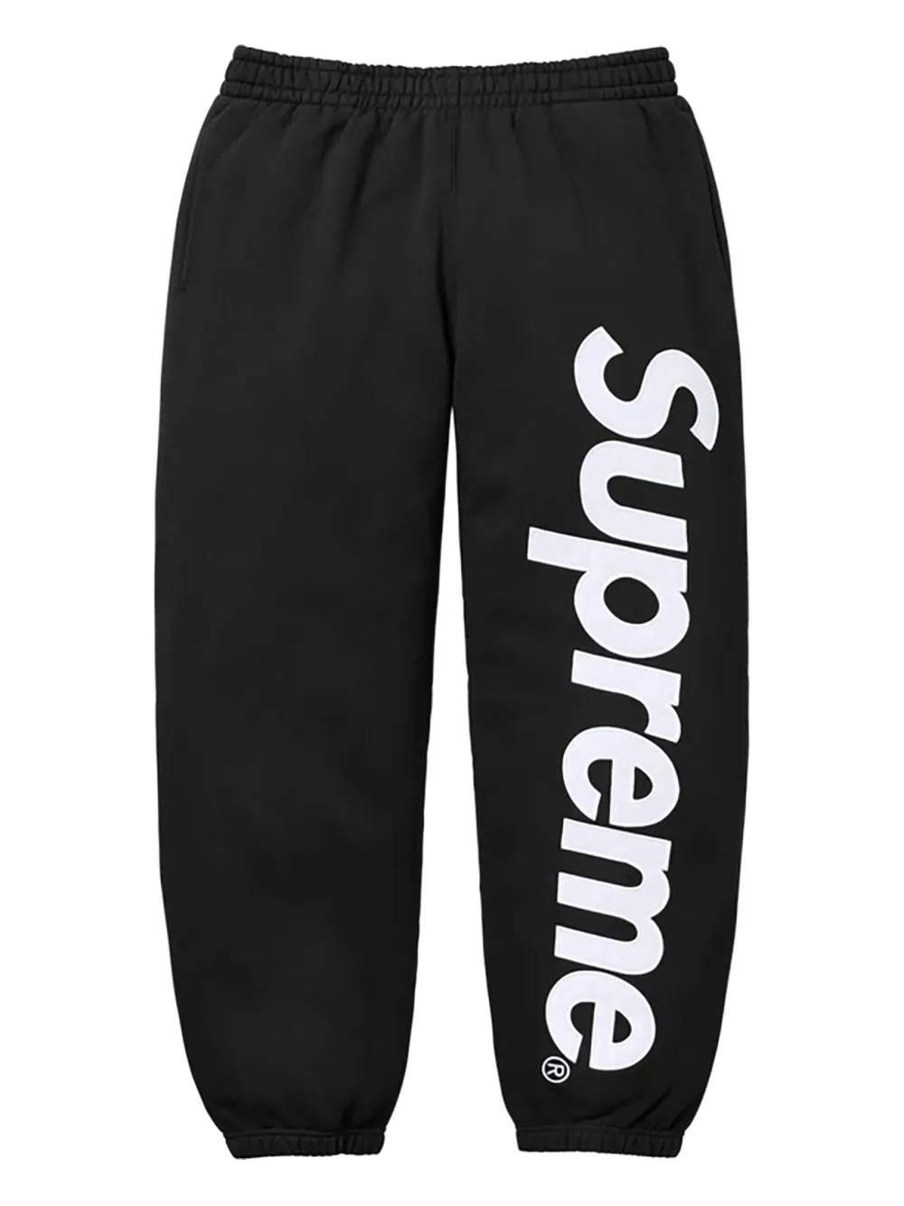 Supreme logo  appliqué track pants | Black | Image 1