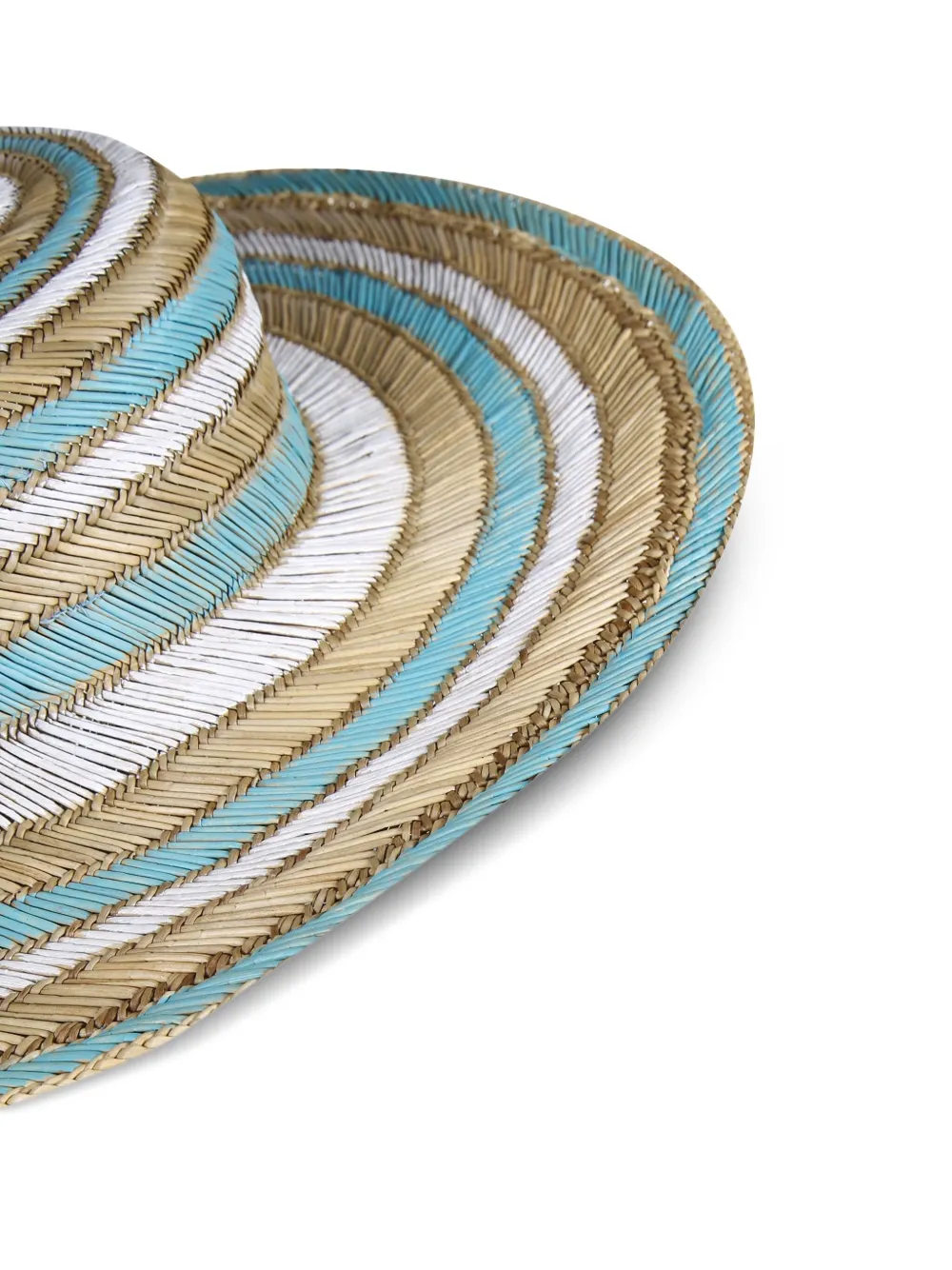 Yesey Gestreepte hoed Beige