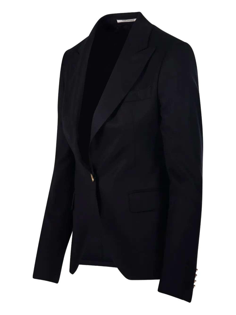 Tagliatore Single-breasted Blazer In Black
