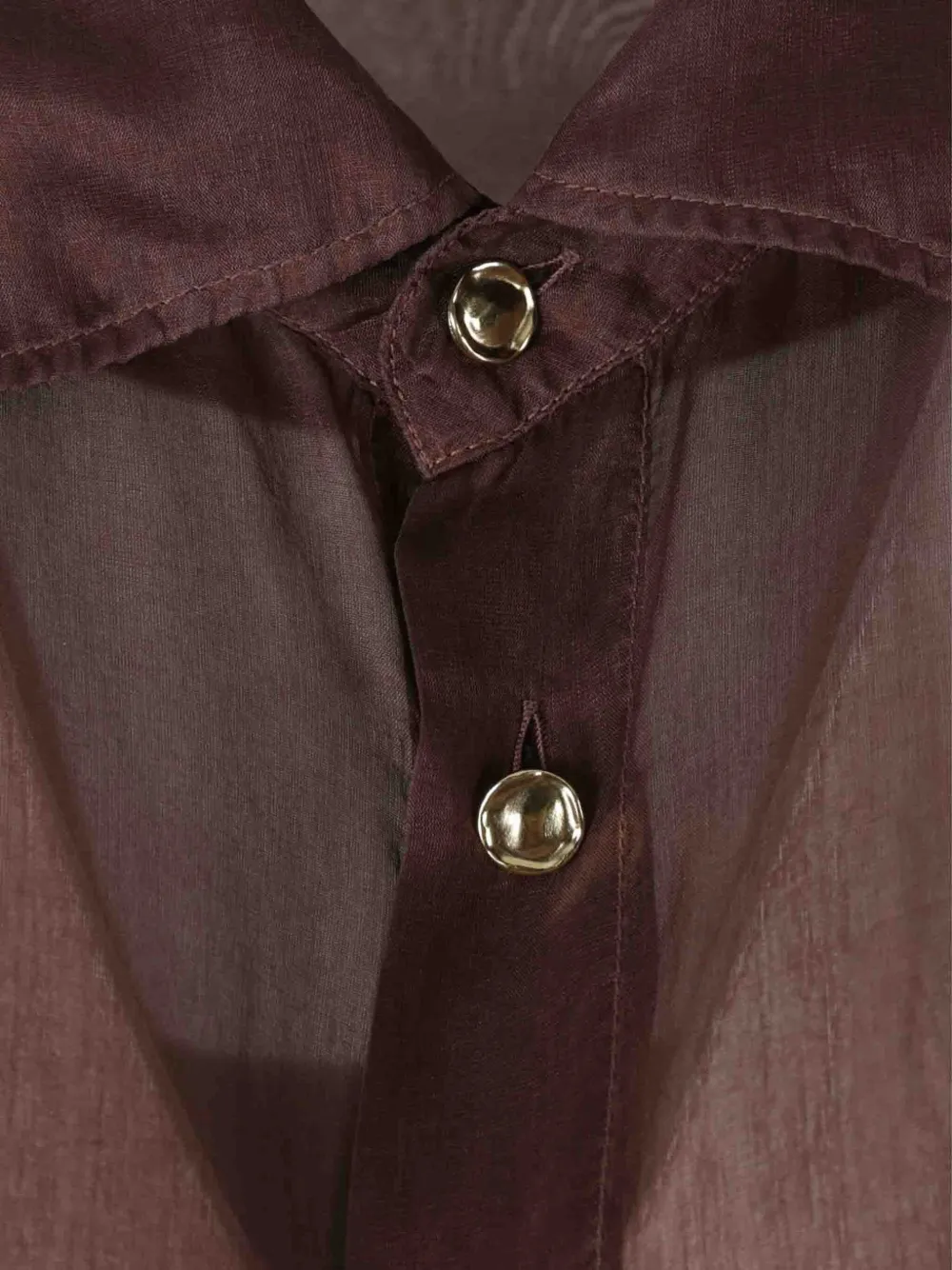 DARKPARK Blouse met knoopmanchetten Bruin