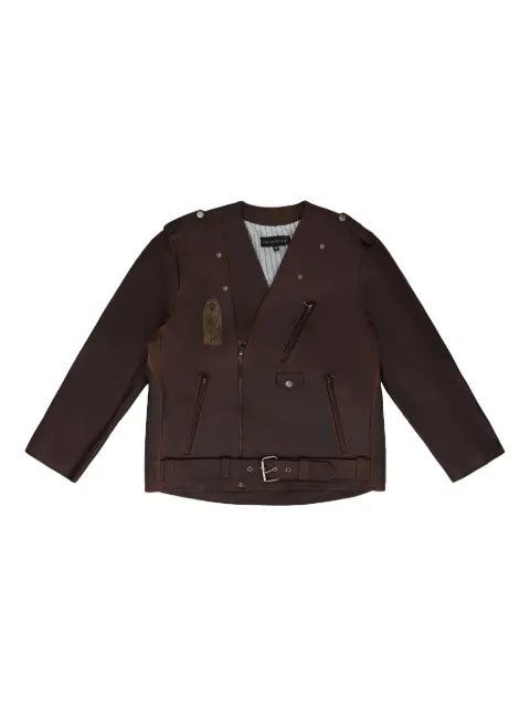Who Decides War Perfecto leather jacket