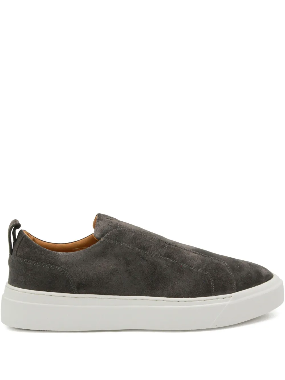 Kiton baskets en daim | gris | Image 1