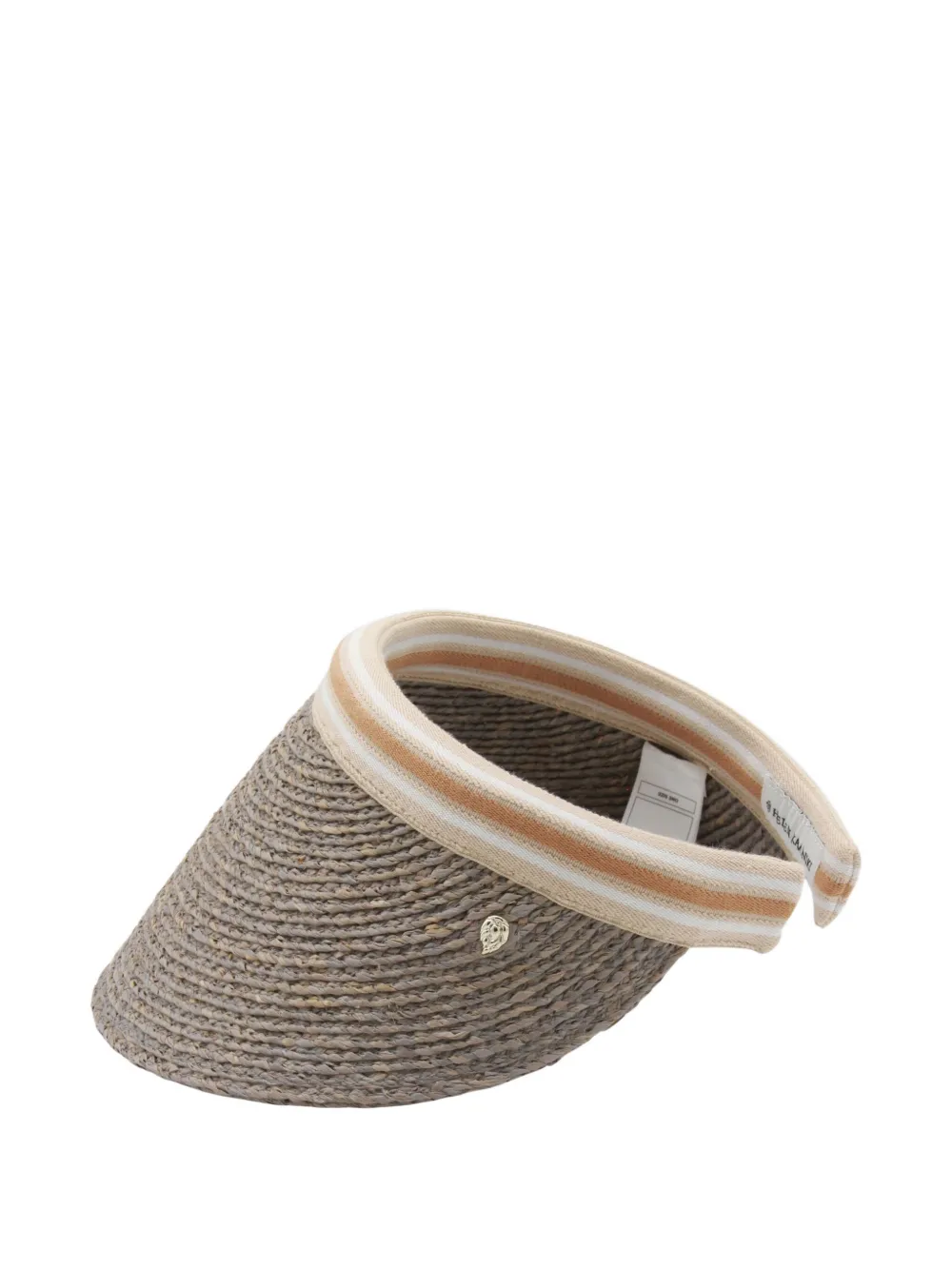 Helen Kaminski Bianca raffia visor hat - Grijs