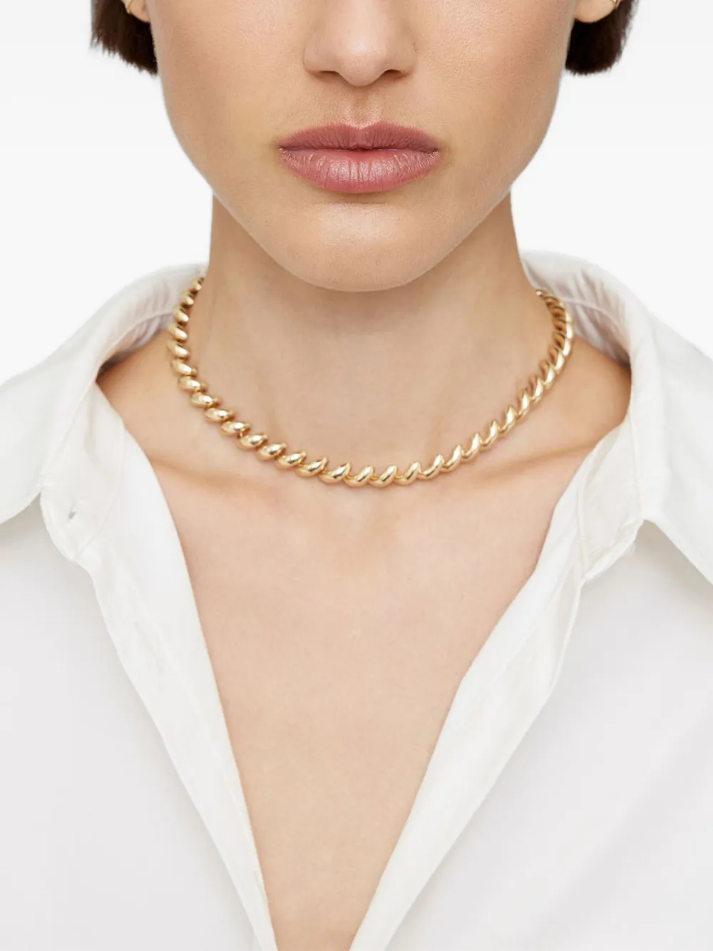 ANINE BING collar en espiral de 14kt | Image 2
