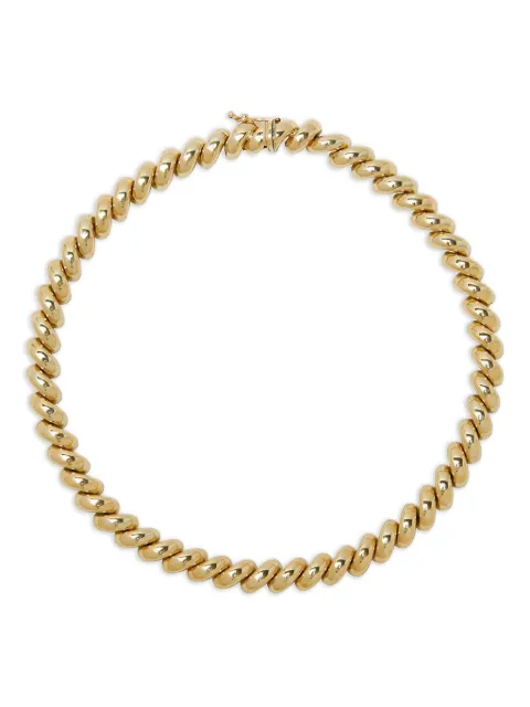 ANINE BING 14k spiral necklace