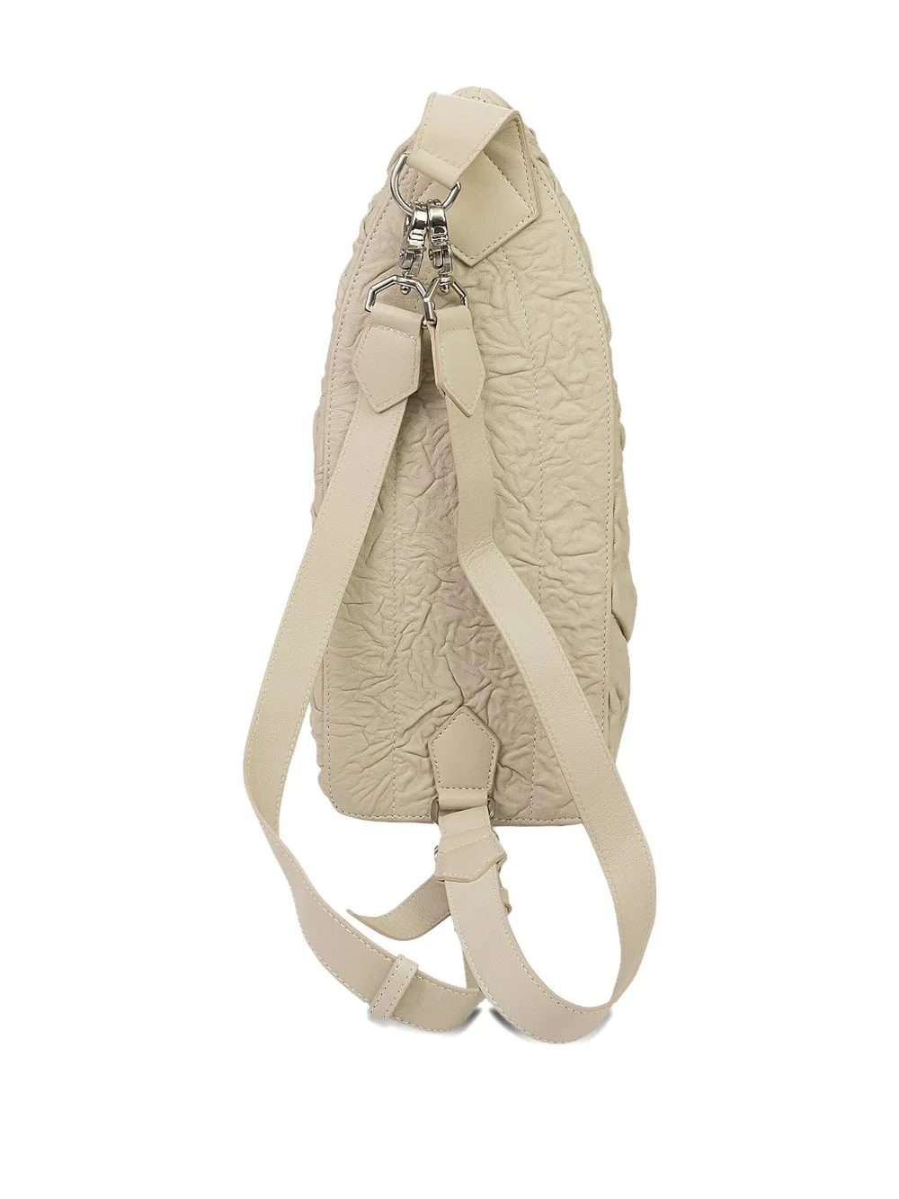 Who Decides War Embroidered-logo Backpack In Neutral
