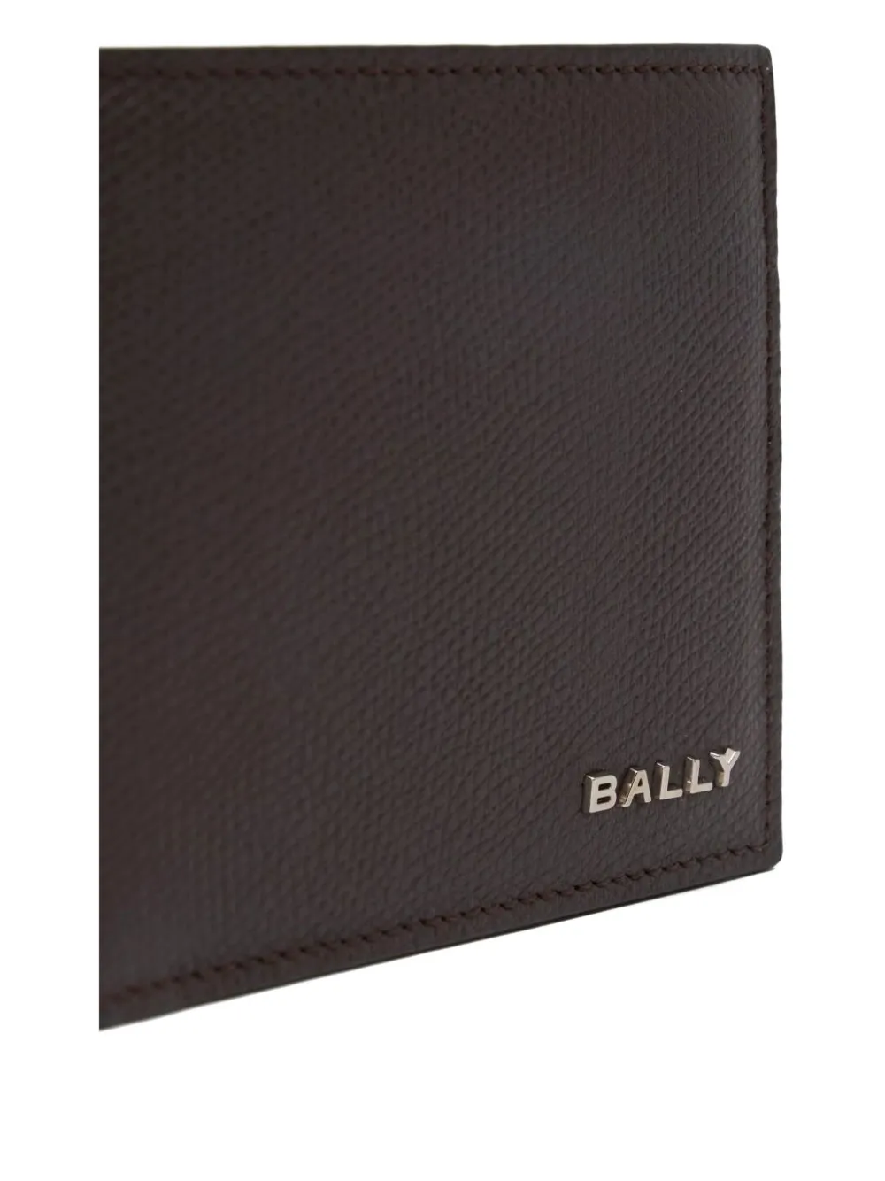 Bally Logo Wallet In Brown