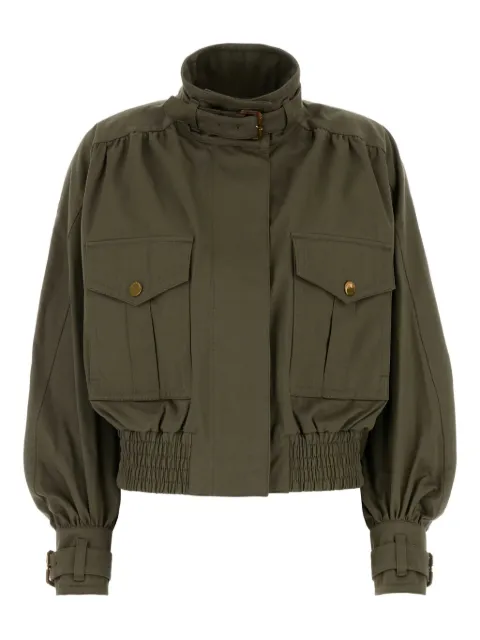 ZIMMERMANN cotton hypnotic bomber jacket