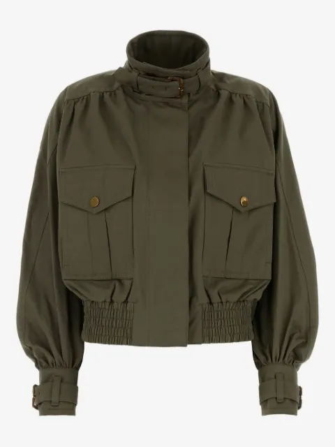 ZIMMERMANN cotton hypnotic bomber jacket
