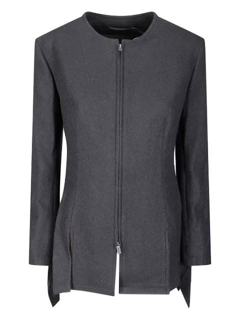 Yohji Yamamoto zip-up wool jacket