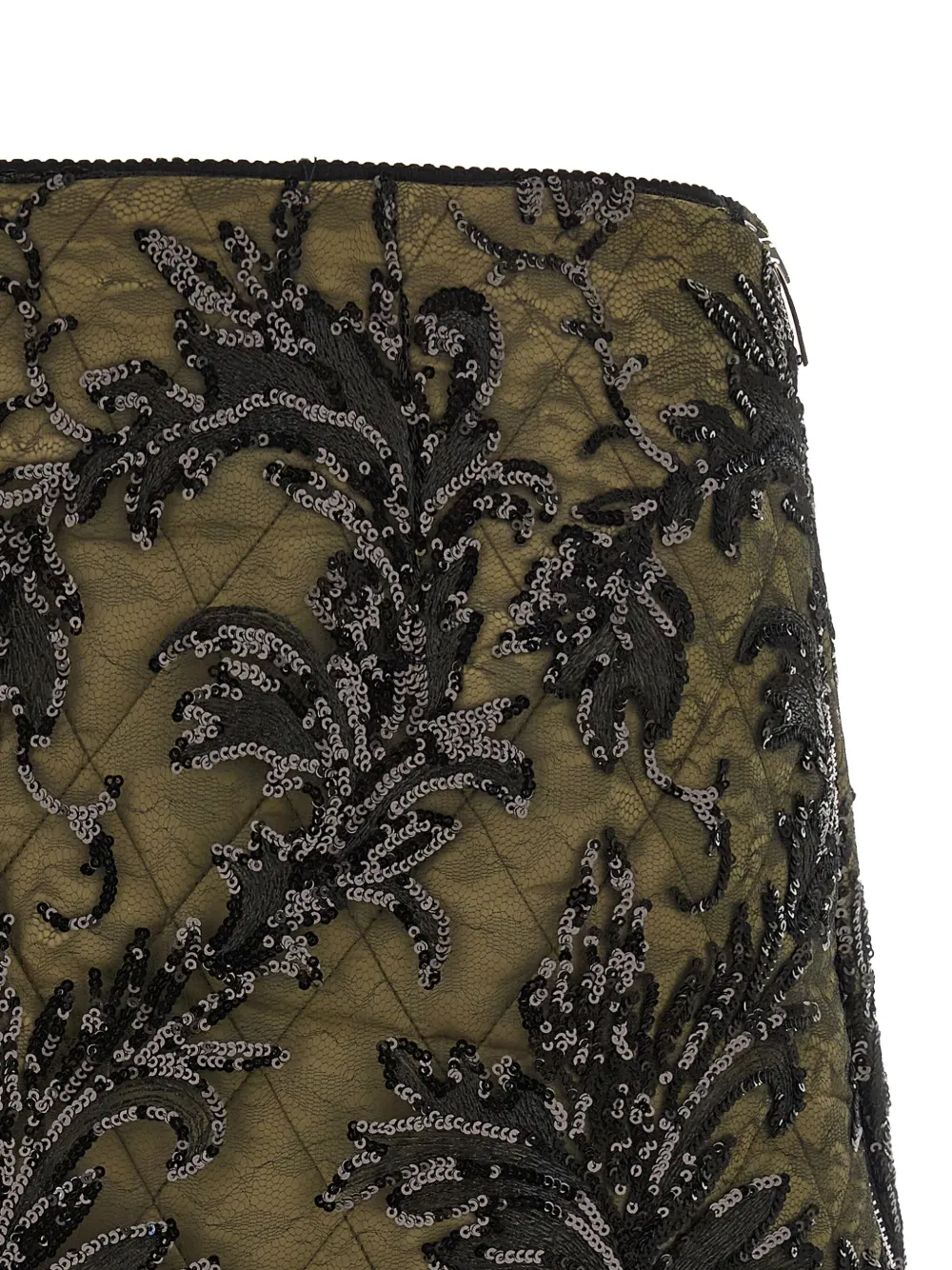 LE TWINS Giulia rok met pailletten Groen