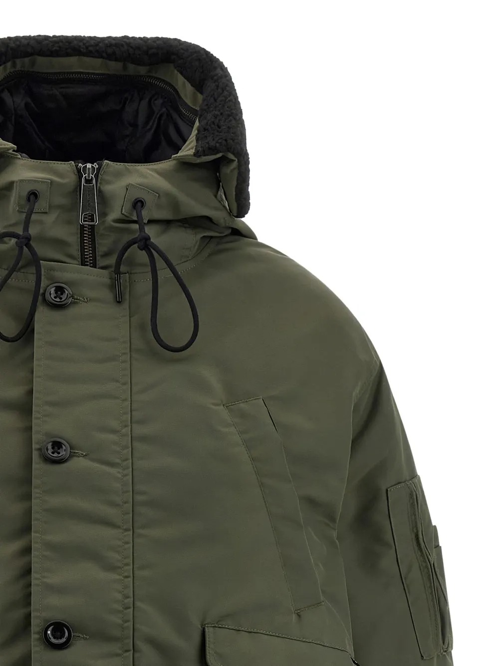 Carhartt WIP Oltera gewatteerd jack met capuchon Groen