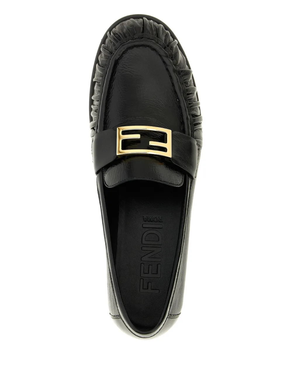 FENDI Baguette loafers Zwart